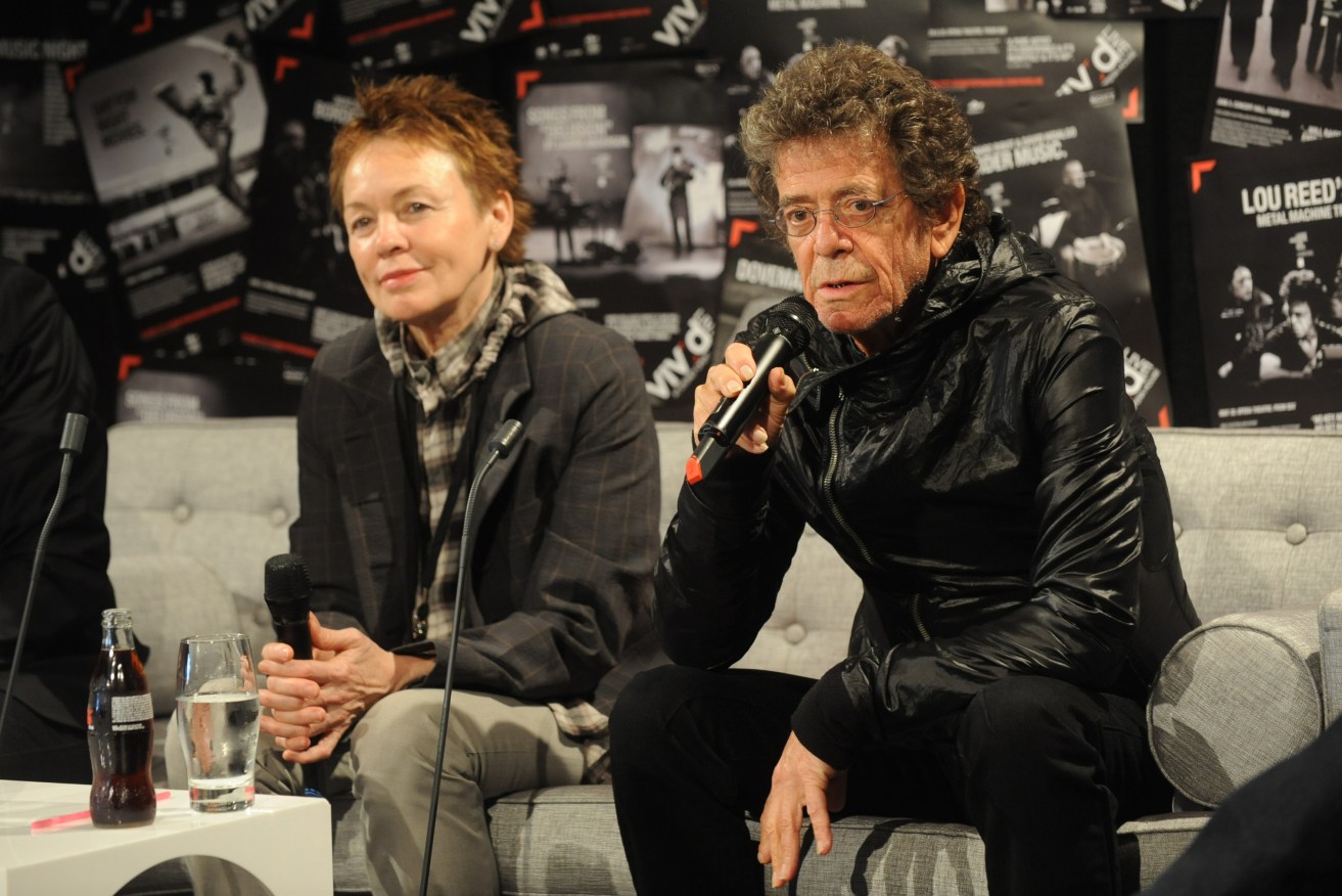 Works by the AI version of Laurie Anderson and Lou Reed are a feature of her Adelaide exhibition.