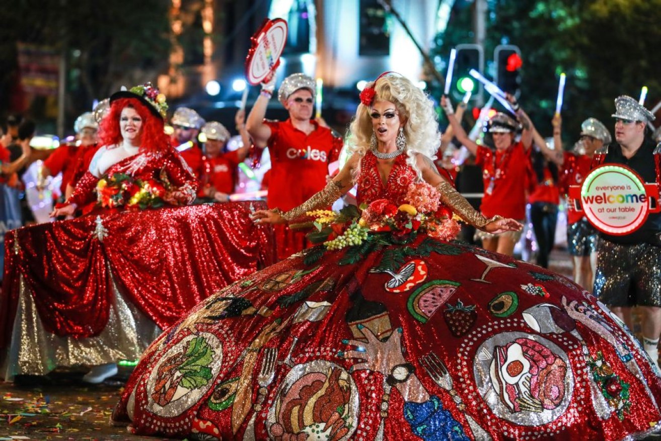 There were 12,500 participants in the colourful and glittery parade. 