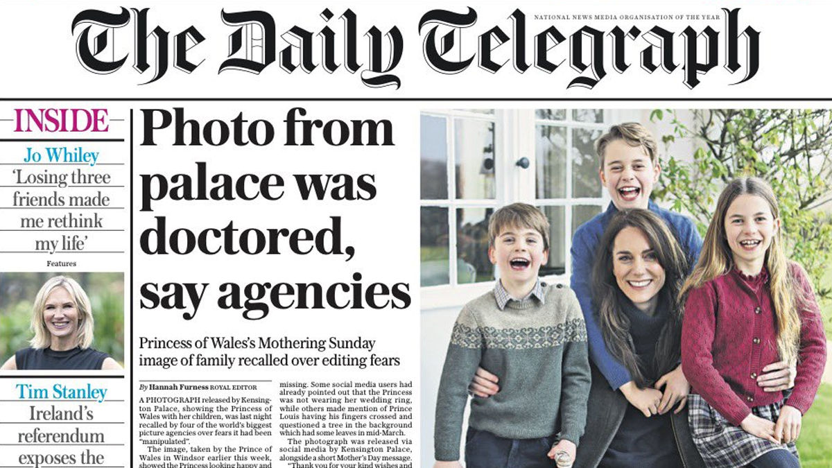 Photoshop fail propels Princess Kate conspiracy theories higher - Vimarsana News