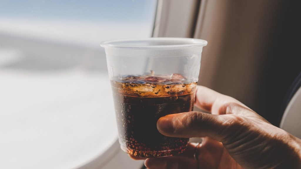 Coke on flight