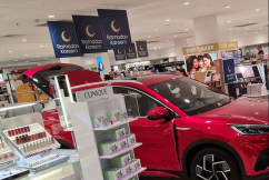 Runaway display car injures two at Liverpool mall