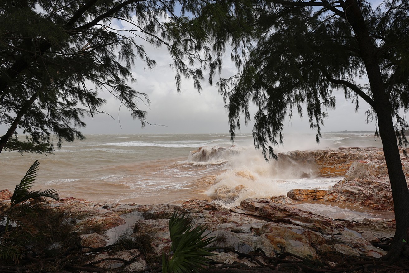 Tropical Cyclone Megan has become a category three system as it hits the NT coast.