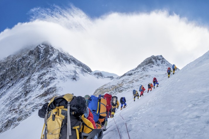Everest climbers given bags to fix poo-lution