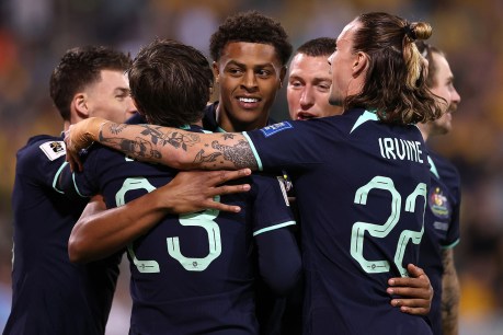 Socceroos advance to next stage of World Cup qualification with 5-0 win over Lebanon