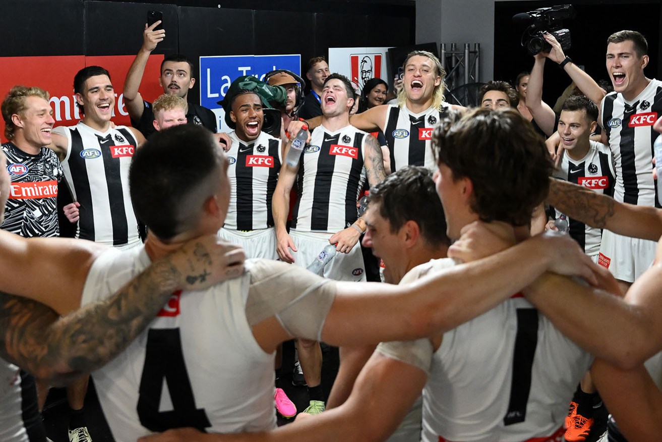 Collingwood has consigned Brisbane Lions to their worse start to an AFL season in six years.