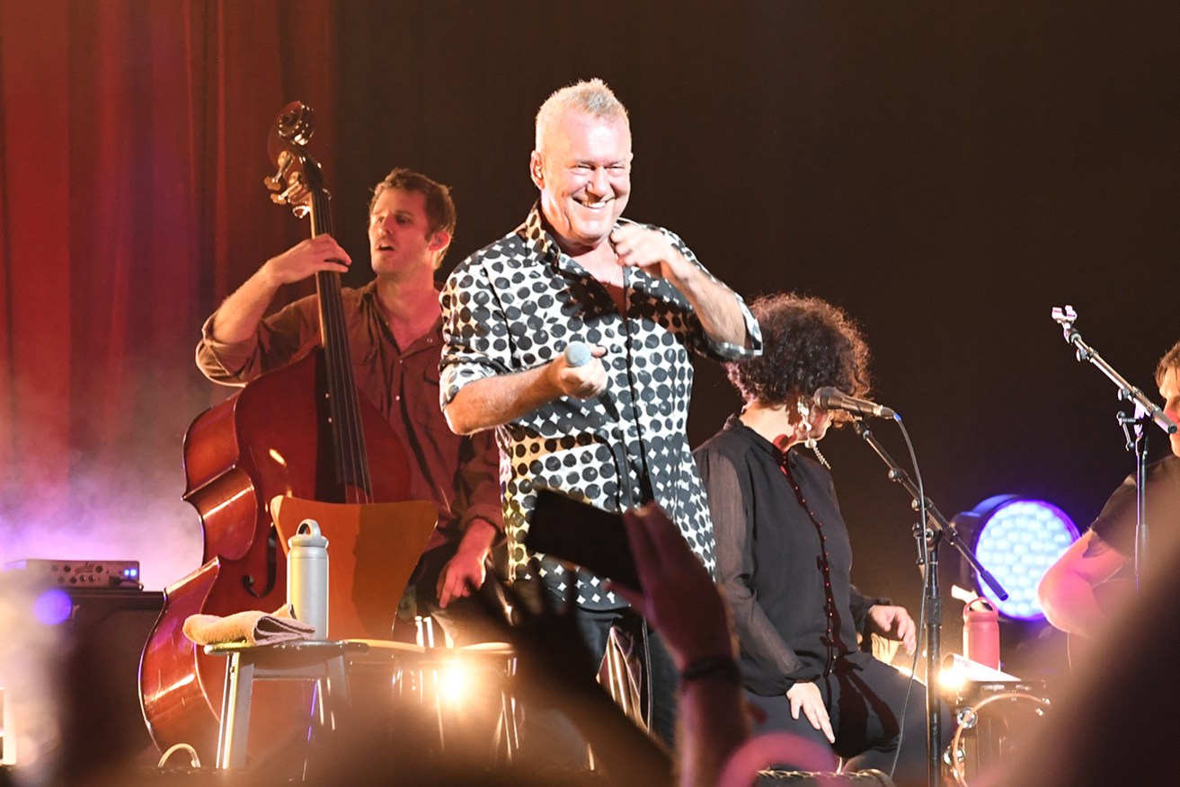 Jimmy Barnes performs at Byron Bay Bluesfest on Sunday.