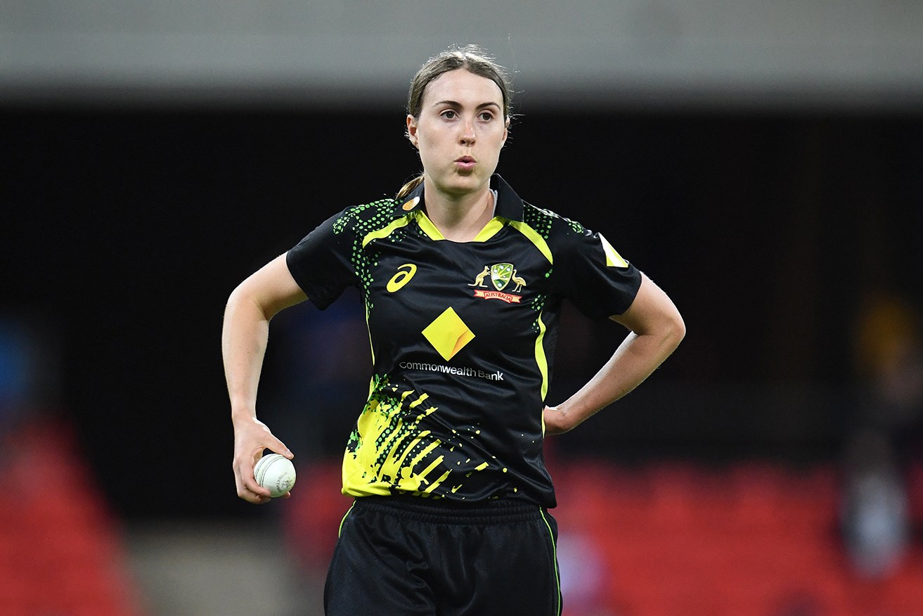 Tayla Vlaeminck made a strong return from injury in Australia's 10-wicket T20 win over Bangladesh. 