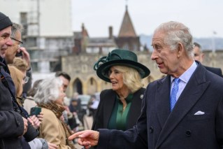 Well-wishers tell smiling King they've got his back
