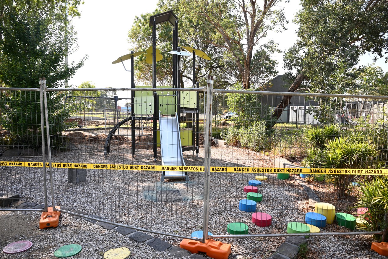 The Environment Protection Authority is investigating after asbestos was found in Melbourne parks.