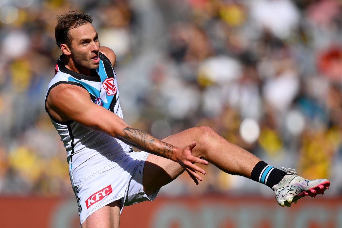 Port Adelaide's Jeremy Finlayson has copped a three-game AFL ban.