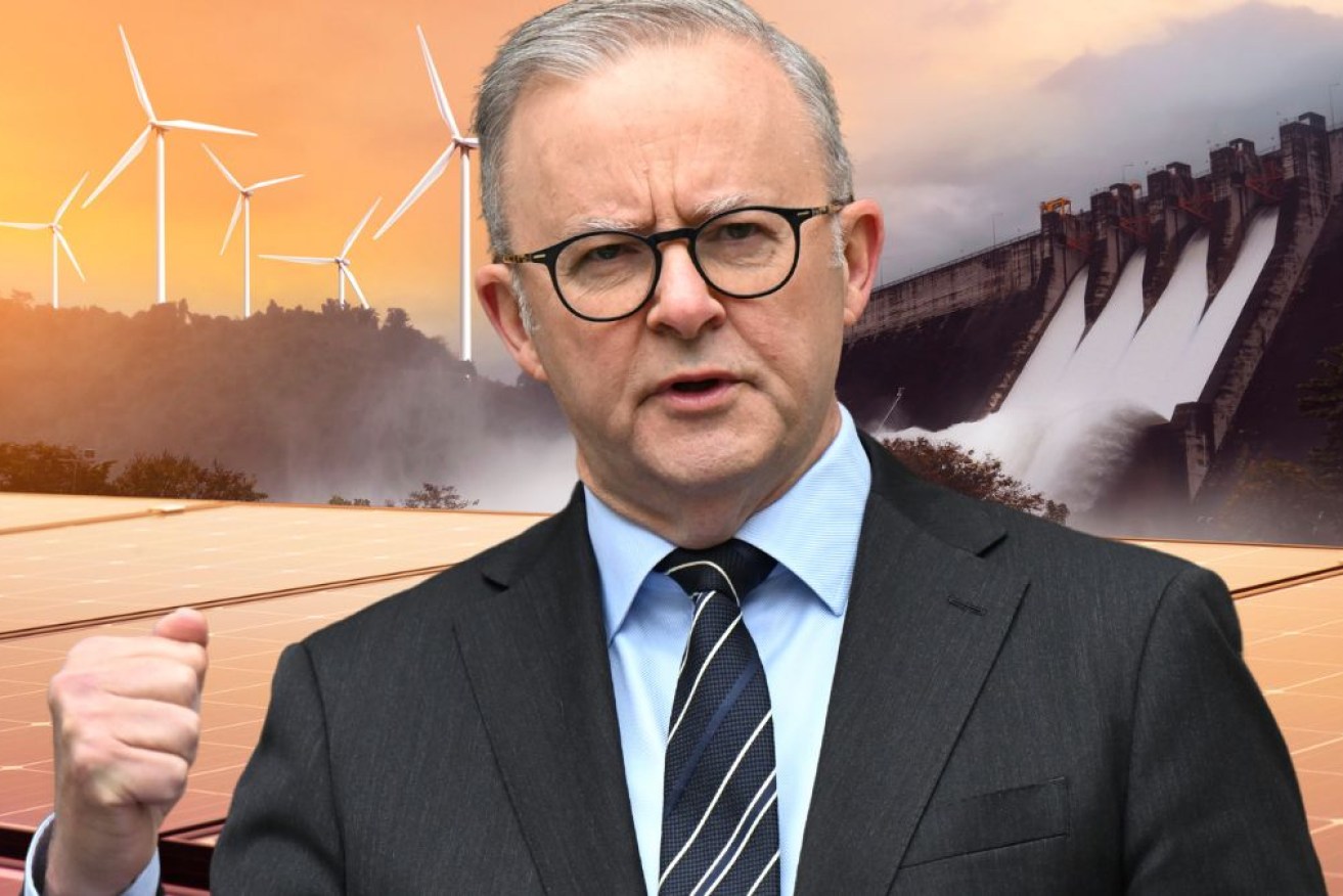 Anthony Albanese says green energy is the key to Australia competing on a global stage.