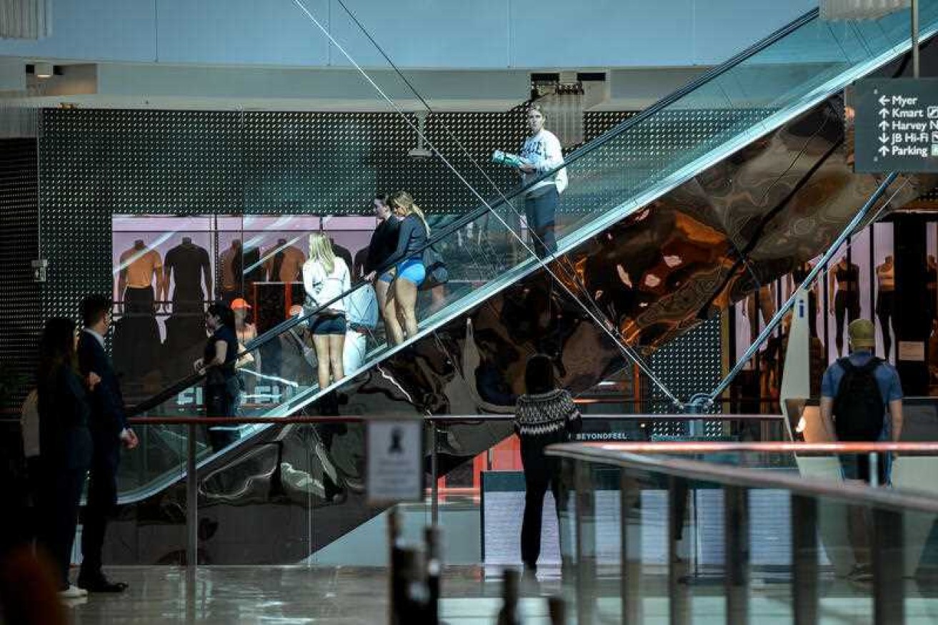 Counsellors are on site to help shoppers after Westfield Bondi Junction re-opened to the public. 