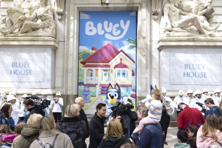 Australia House in London renamed Bluey House for a day