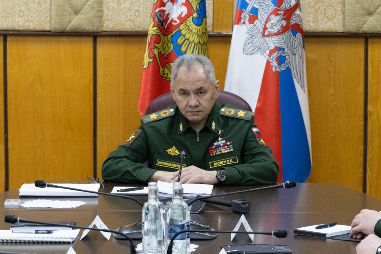 Russian Defence Minister Sergei Shoigu.