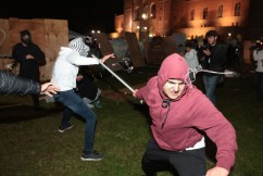 Hundreds arrested amid violent campus clashes
