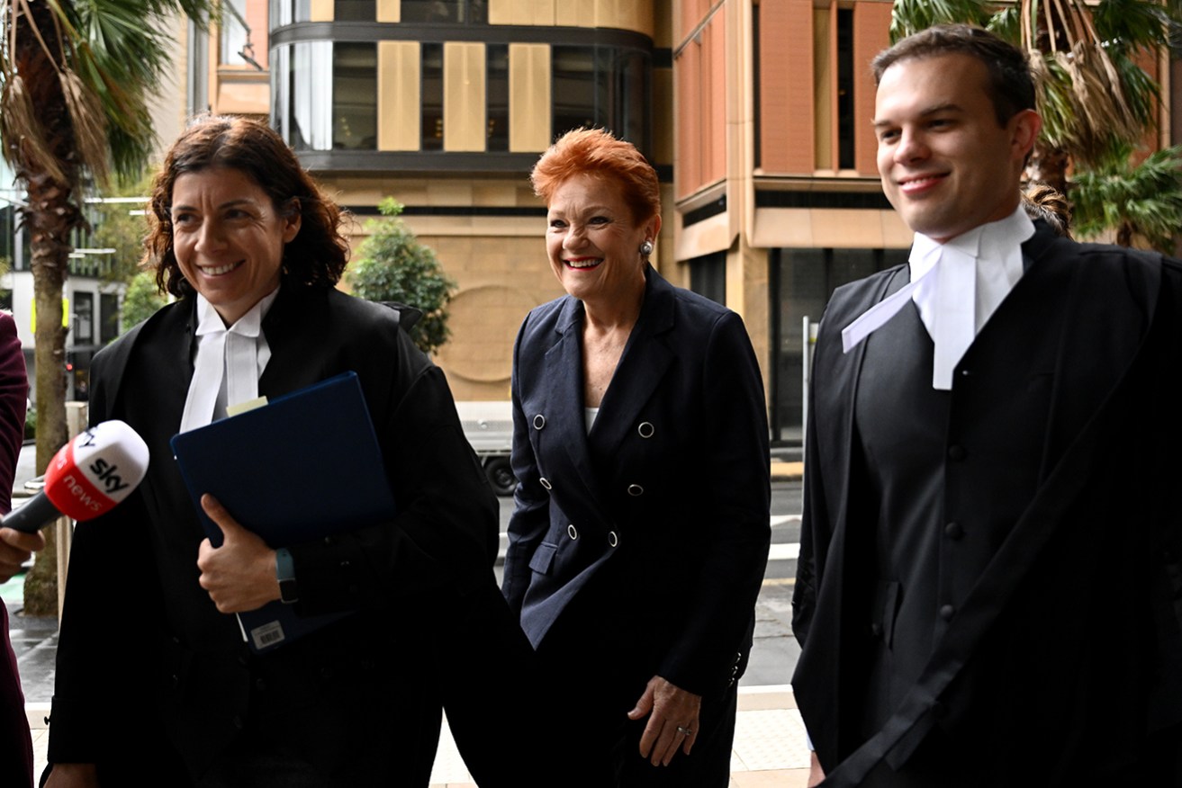 A judge will now decide whether a tweet by Pauline Hanson breached the Racial Discrimination Act. 