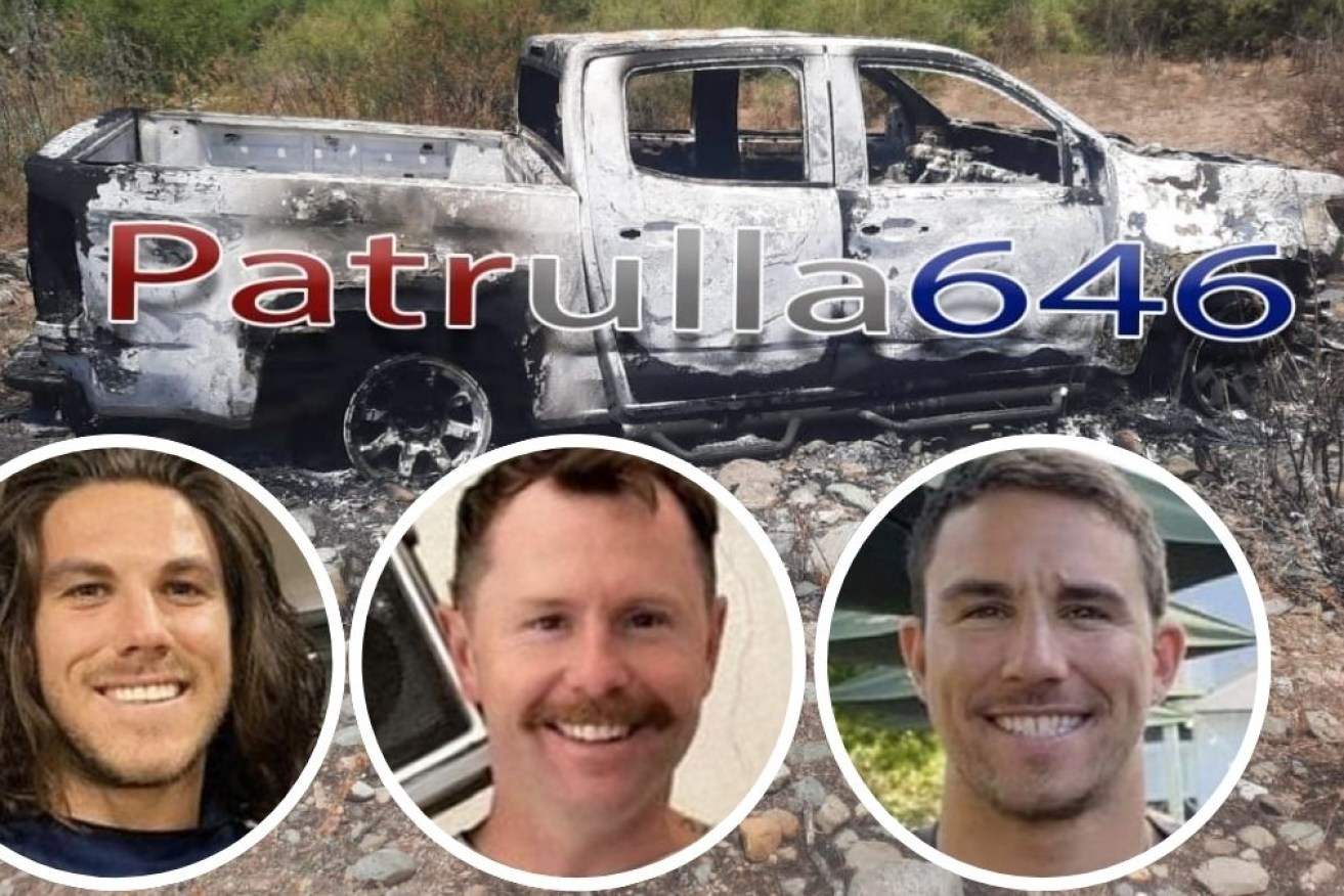 Brothers Callum (left) and Jake Robinson (right), and Jack Carter Rhoad, are still missing.