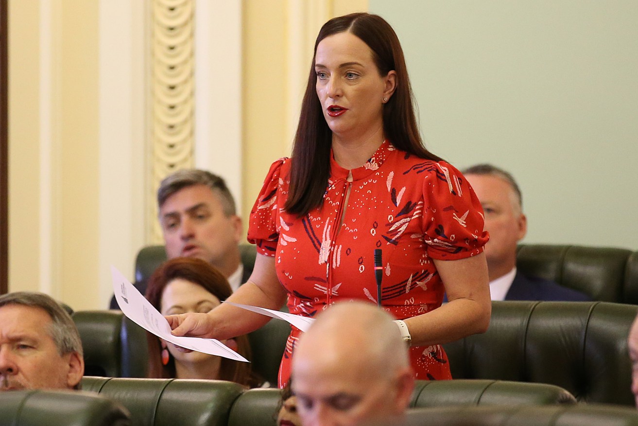 Queensland Labor MP Brittany Lauga has closed her electorate office after her staff were threatened.