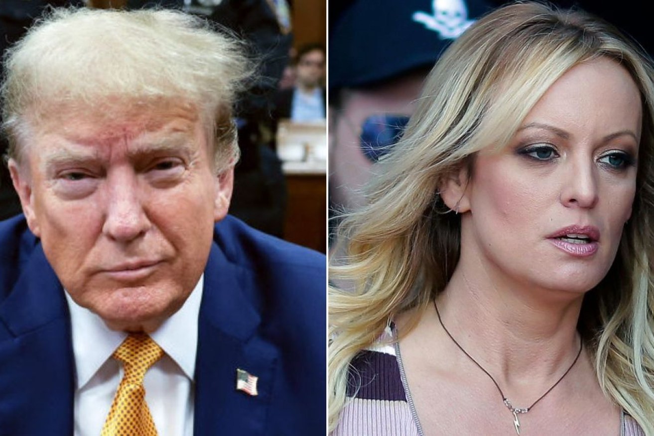 Donald Trump has denied having sex with Stormy Daniels.