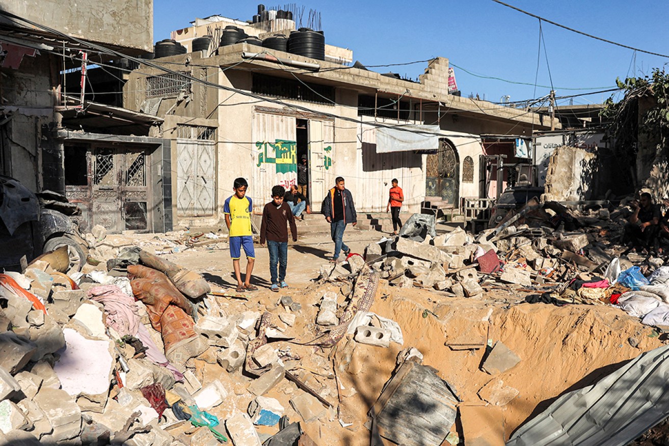 Penny Wong says she has reiterated to Israel Australia's opposition to the invasion of Rafah. 