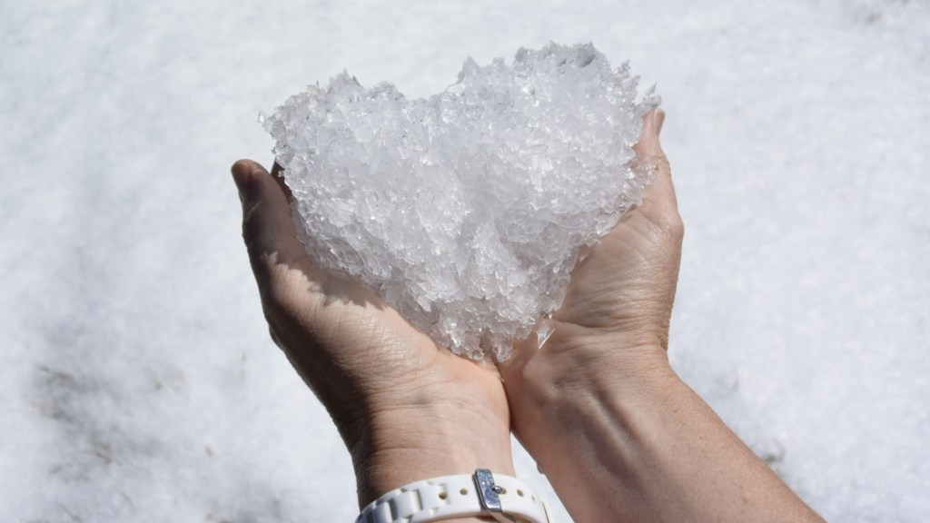 Snow handful