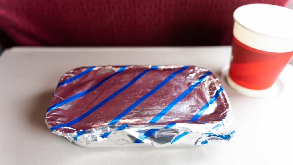 Airplane meal