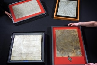Magna Carta display hit in climate protest