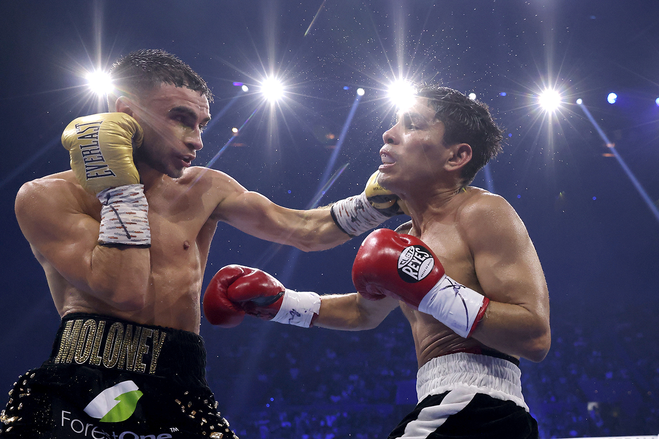 Andrew Moloney landed far more blows to the head in his controversial loss to Pedro Guevara on Sunday.