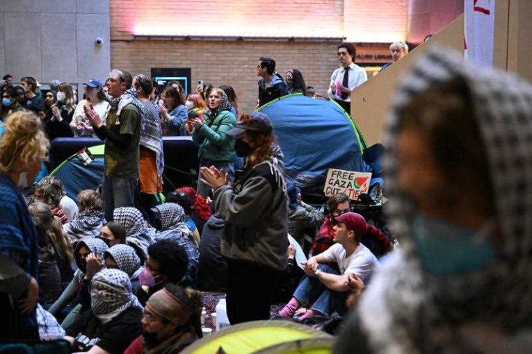 Disruption as protesters remain at university camps