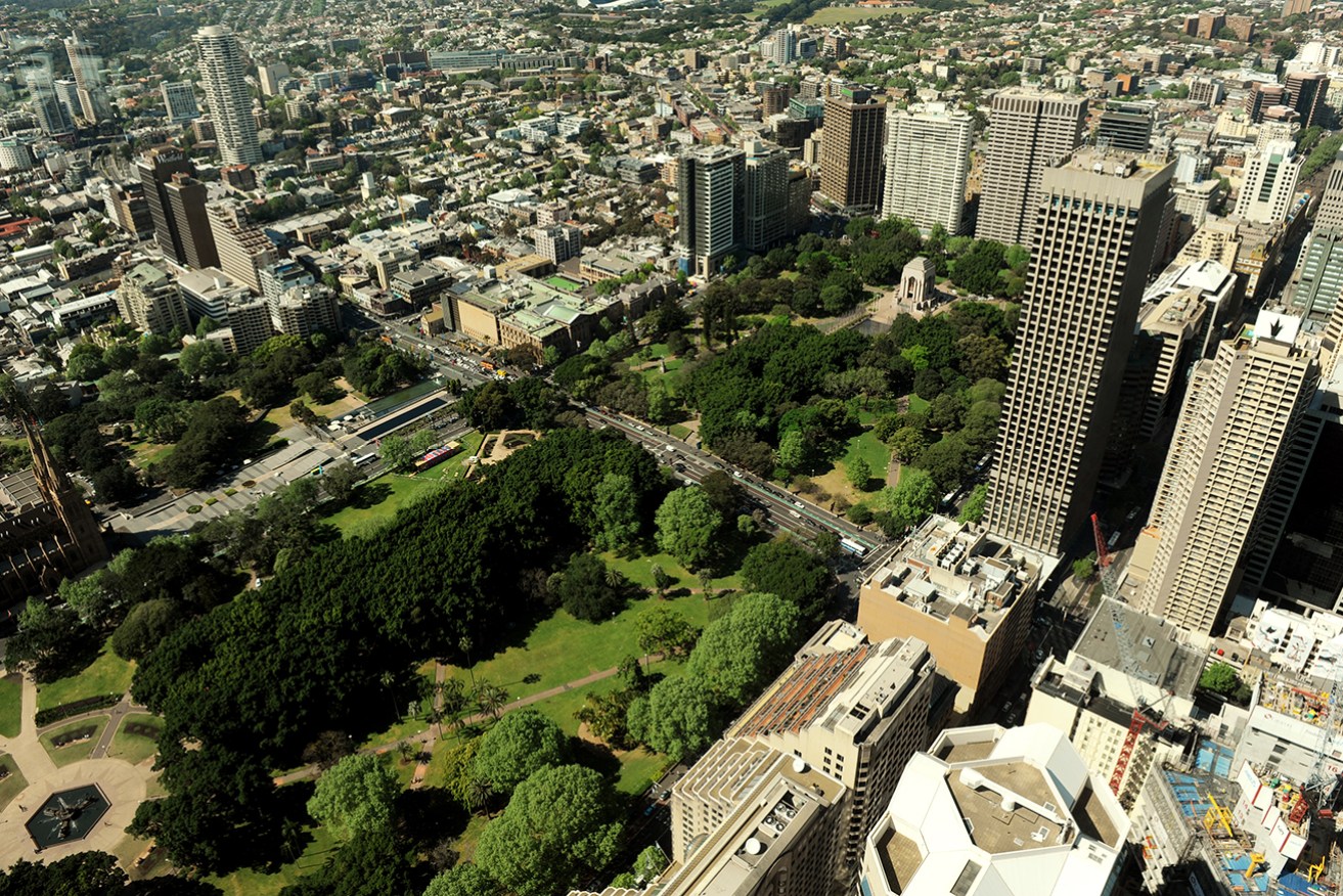 A police officer has been attacked by a man while on traffic duties near Sydney's Hyde Park.