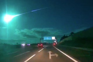 Comet lights up night sky ‘like a movie’
