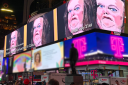 Comic wants Rinehart portrait in Times Square