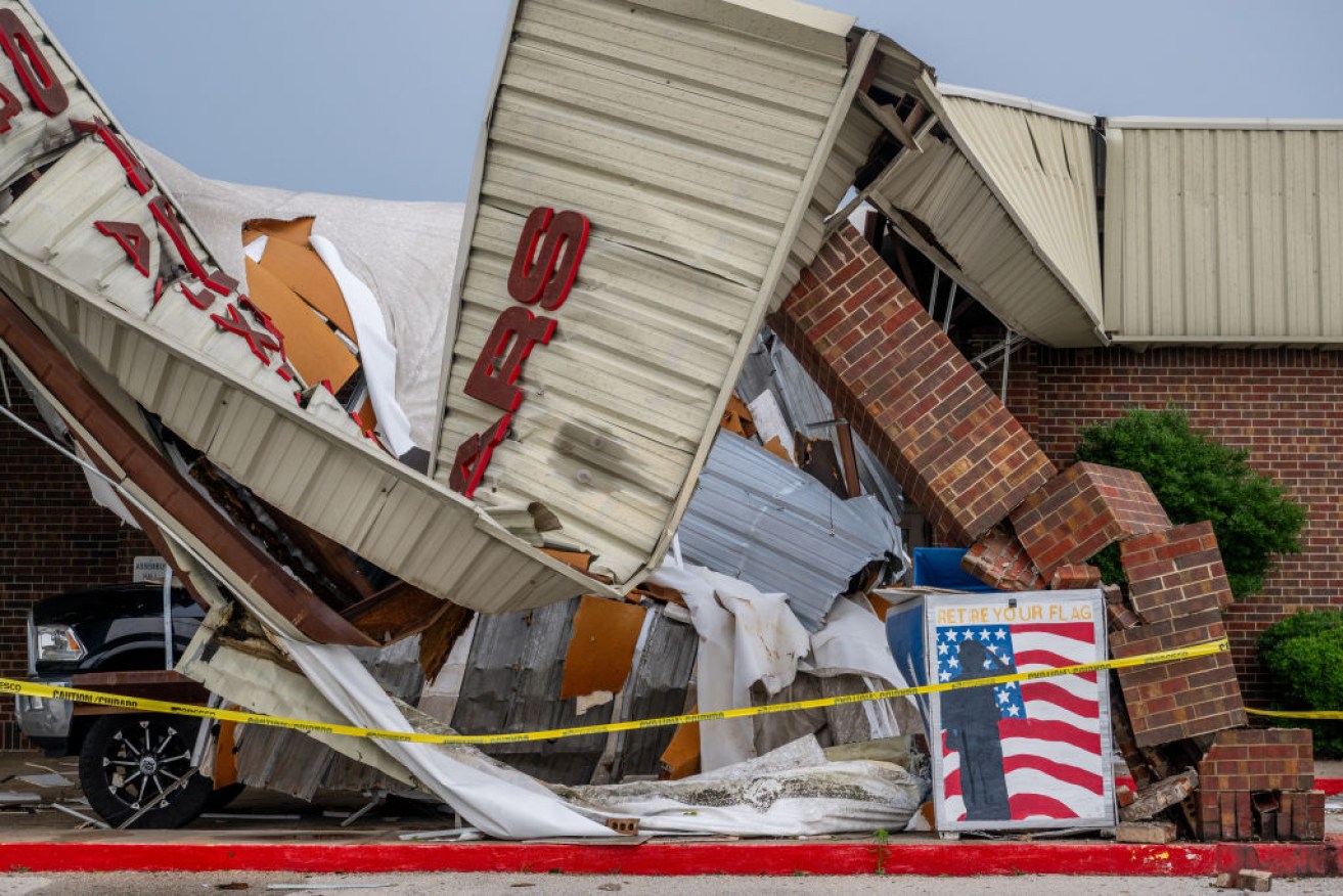 A tornado struck the city of Temple in Texas.