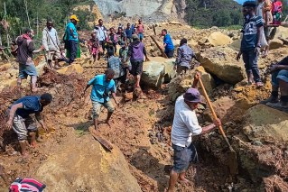 Aust aid on the ground following PNG landslide