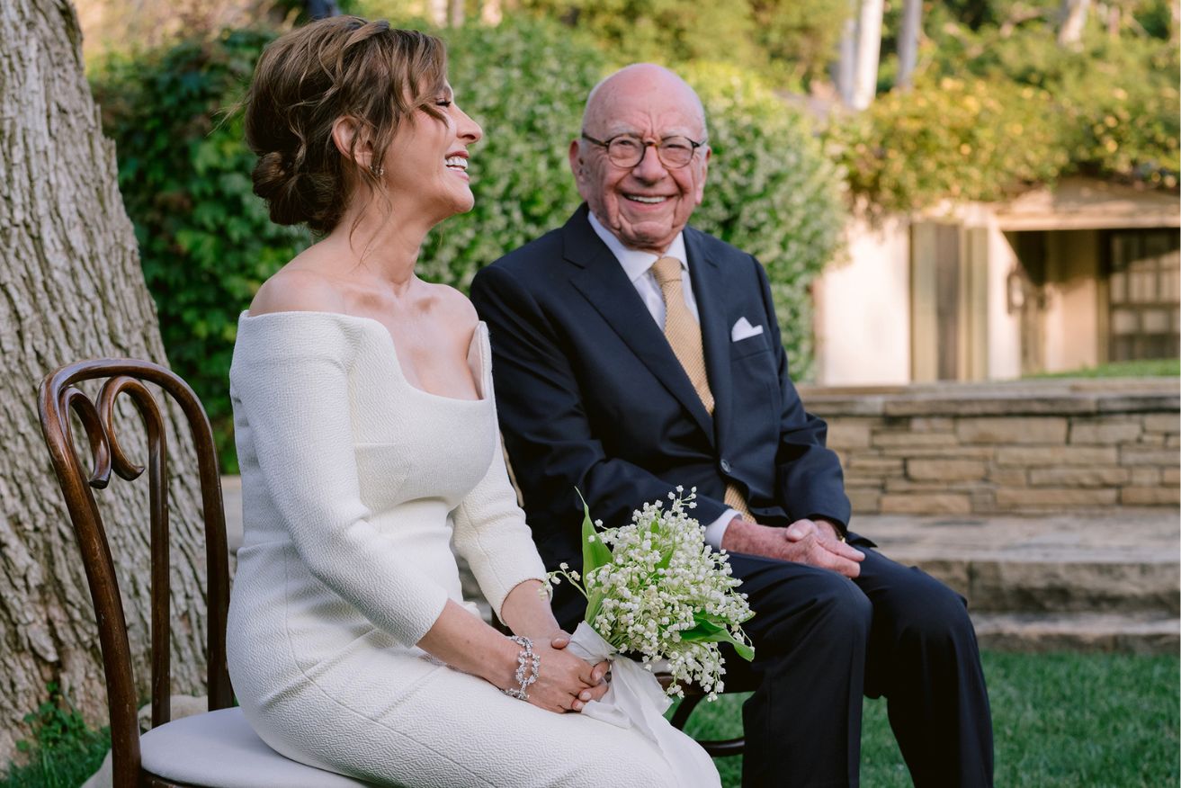 Rupert Murdoch and his new wife, retired biologist Elena Zhukova.