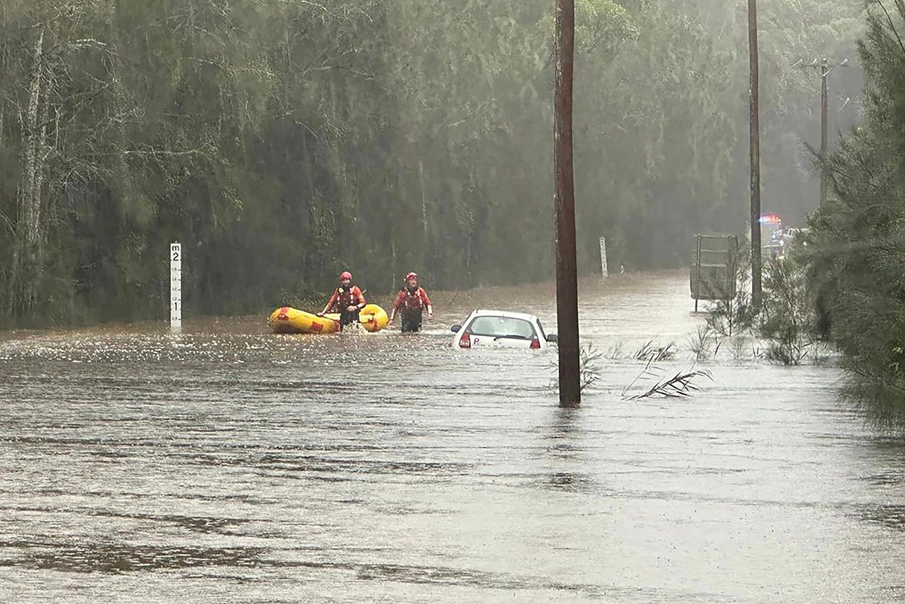 Caution is urged for returning residents as deluges may have damaged roads, bridges and buildings.