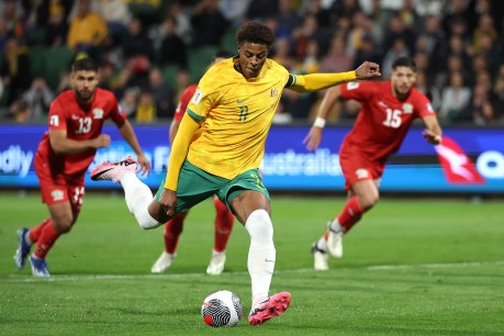 Yengi stars as Socceroos beat Palestine 5-0