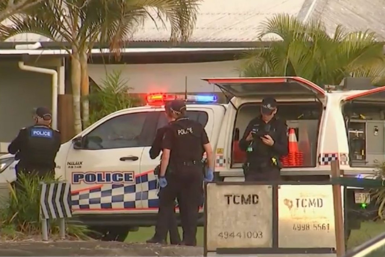 An emergency situation was declared in Mackay in the search for a gunman after the death of a woman.