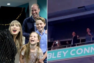 William shows off dad moves at Swift concert