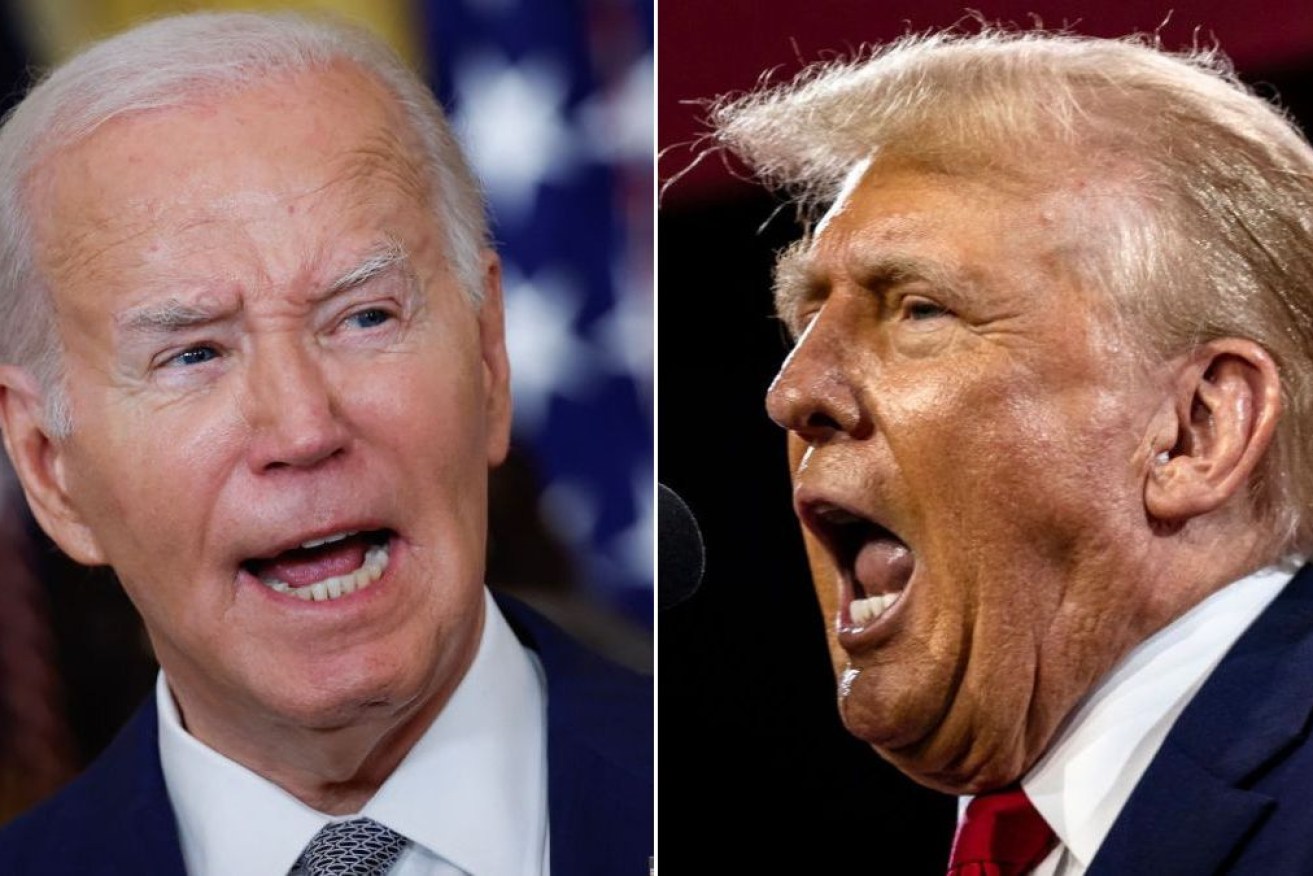 Donald Trump and Joe Biden's clash comes amid profound polarisation and deep anxiety among voters.