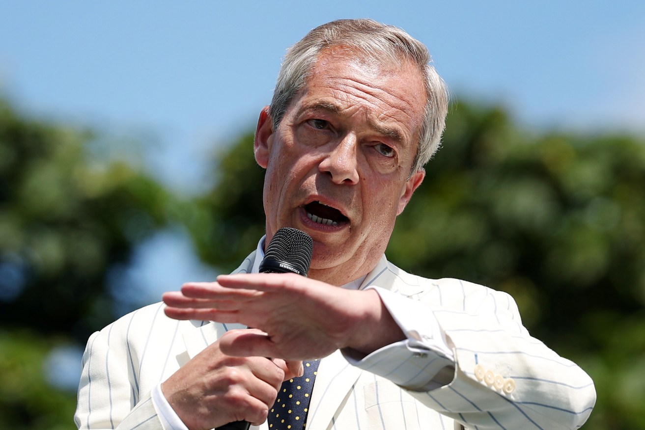 Nigel Farage is predicted to have succeeded in his eighth attempt to become an MP in Britain.