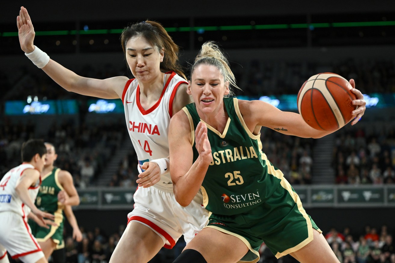 Lauren Jackson impressed in Australia's win against China.
