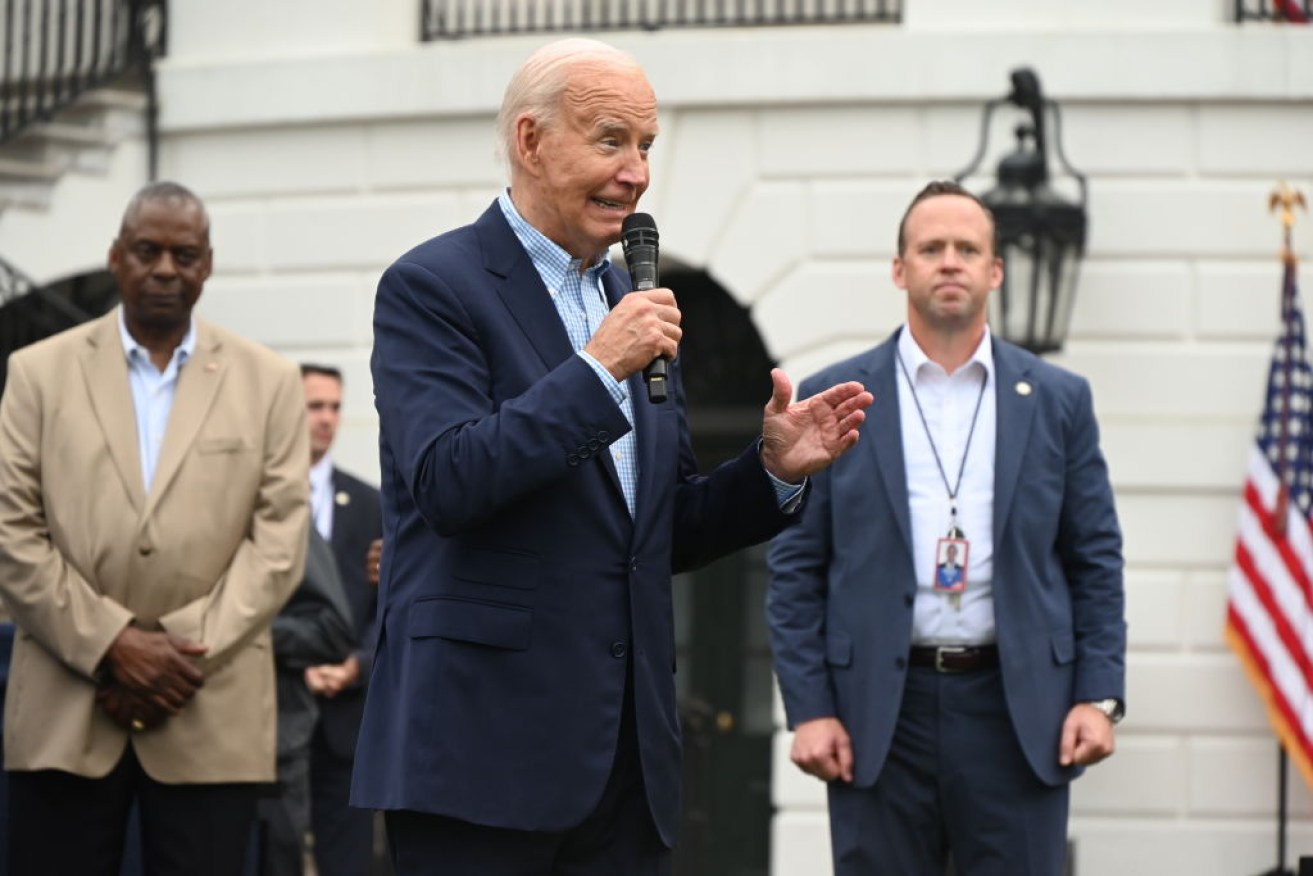 President of the United States Joe Biden during Fourth of July celebrations at the White House.