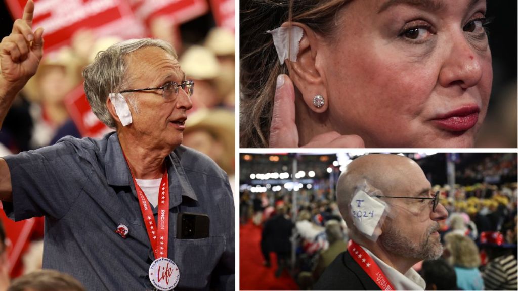 ear bandages trump