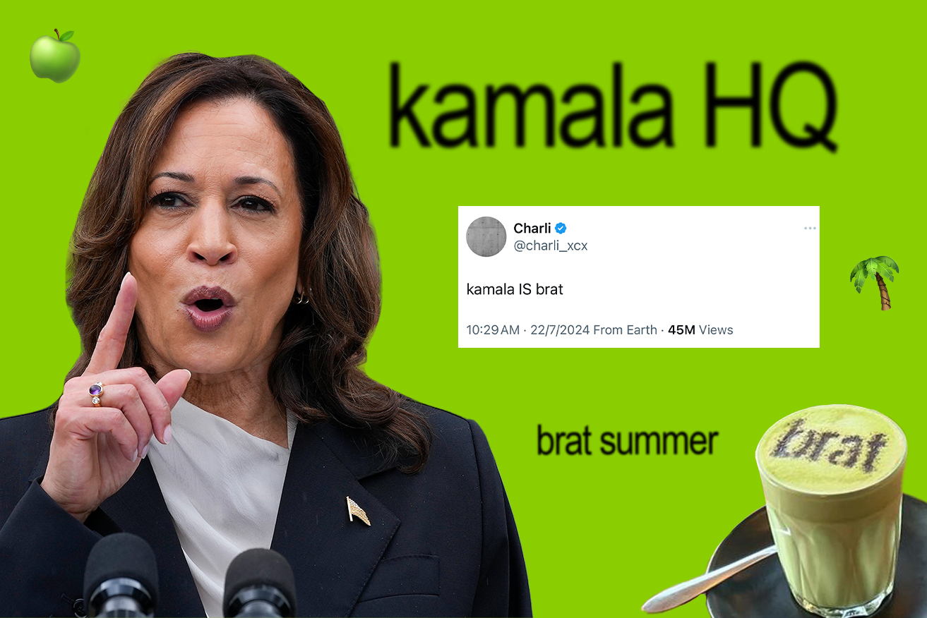 Kamala Harris is an official 'brat'.