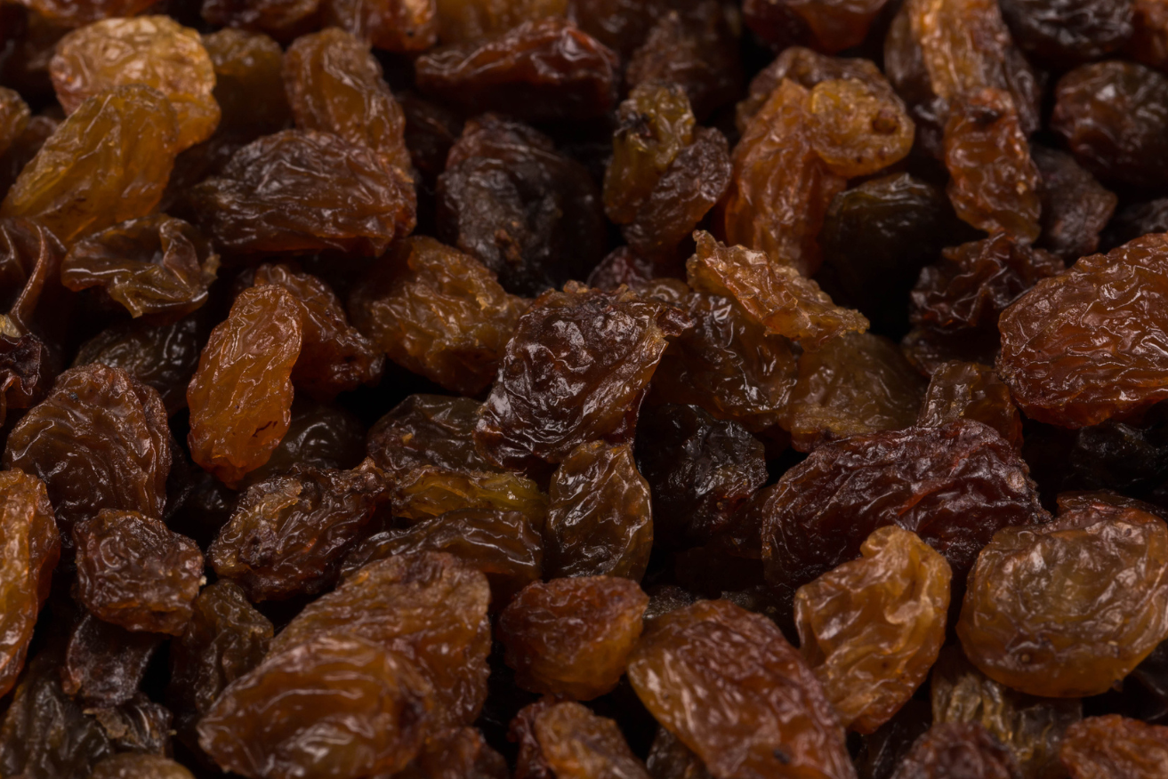 Dried apricots and raisins were two of the dried fruits investigated in the study.