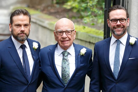 Murdoch in battle with children over succession