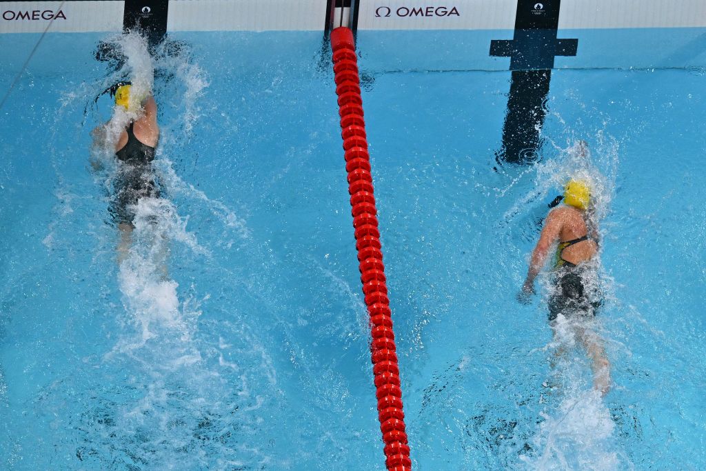 Mollie O'Callaghan and Ariarne Titmus Paris Olympics
