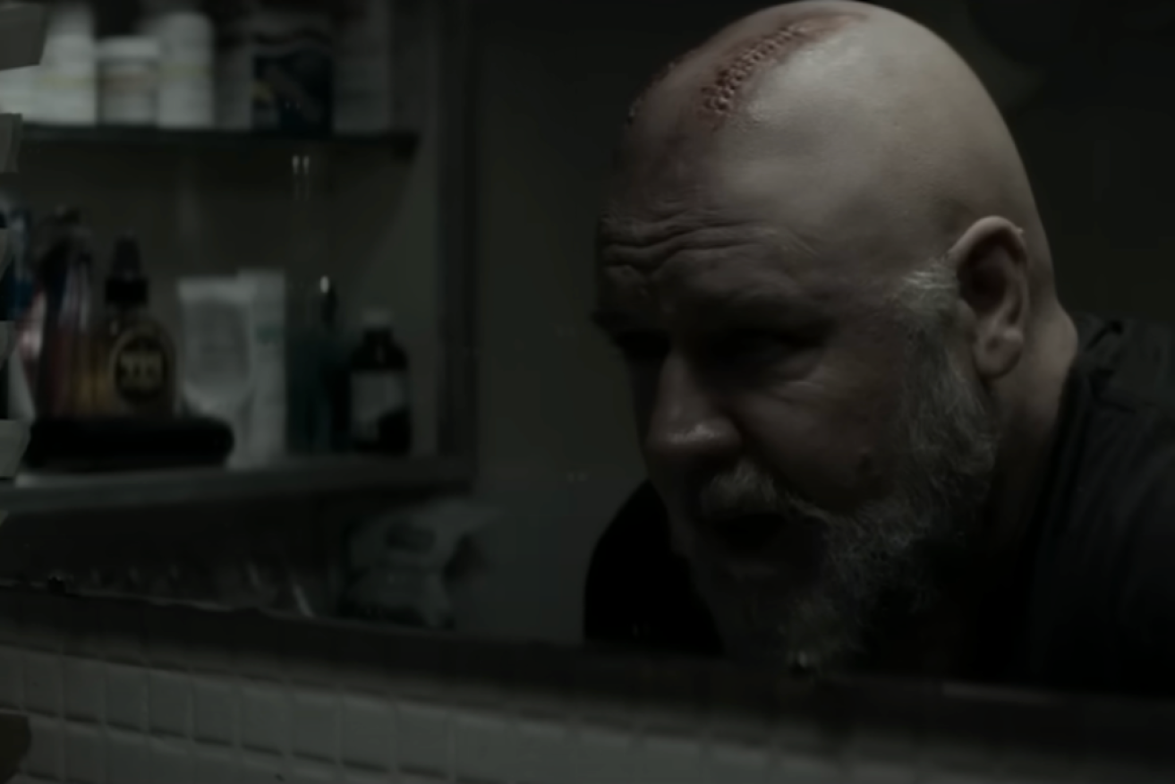 Russell Crowe, who has five films in pre-production or currently filming, plays a detective with dementia in a film made in Melbourne in early 2023.