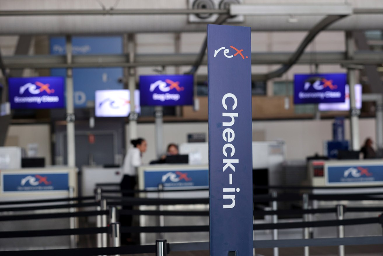 Cash-strapped carrier Rex has grounded its entire fleet of Boeing 737s on inter-city routes.